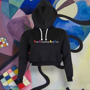 Women’s Crop Hoodie FEAR CLOTHING BRAND LLC